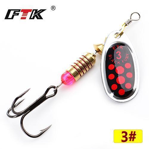 Ftk 1#-5# Similar As Mepps Spinner Bait Lures Fishing Spoon Hard Bait With-FTK Official Store-red3-Bargain Bait Box