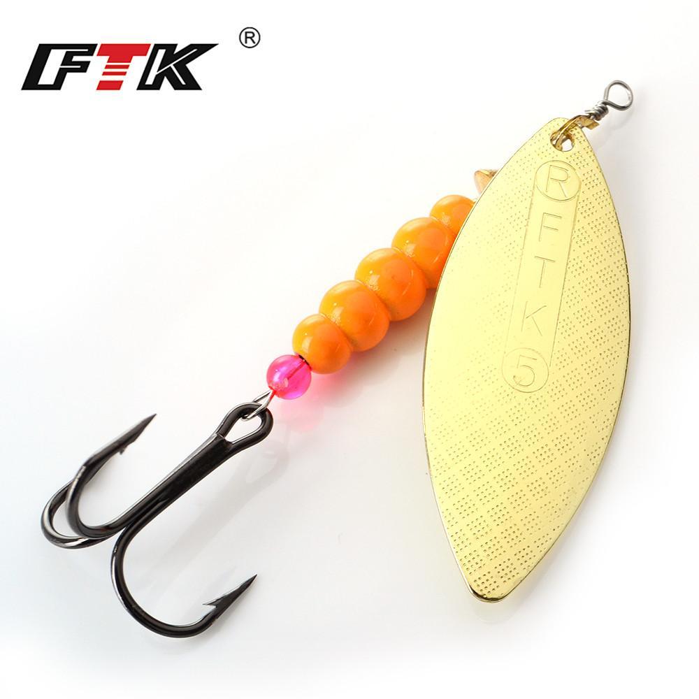 Ftk 1Pc Mepps 1# 2# 3# 4# 5# Spinner Bait With Beads With Mustad Treble Hooks-FTK Official Store-shapesliver1-Bargain Bait Box