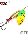 Ftk 1Pc Mepps Long Cast Size2-Size3 Fishing Lures Hook Spinner Spoon Lures-FTK Official Store-mutil2-Bargain Bait Box