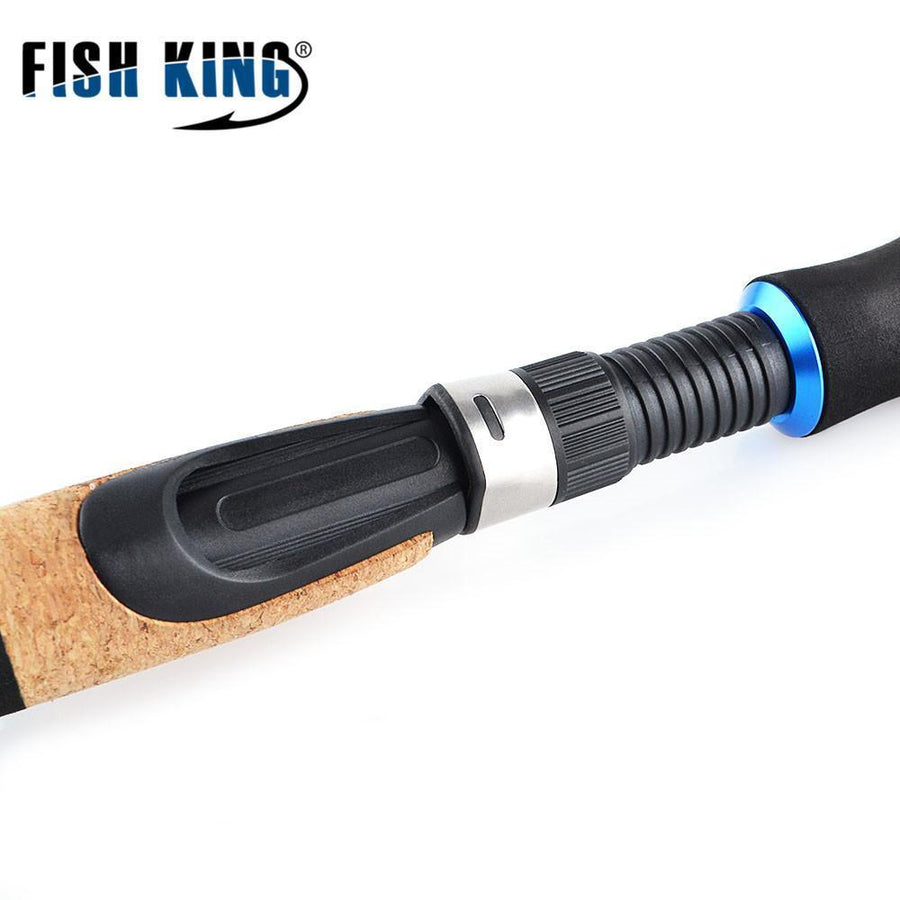 Ftk 4 Section High Quality Carbon Spinning Fishing Rods 2.1M 2.4M 2.7M Fishing-Spinning Rods-Shop2971001 Store-Navy Blue-Bargain Bait Box