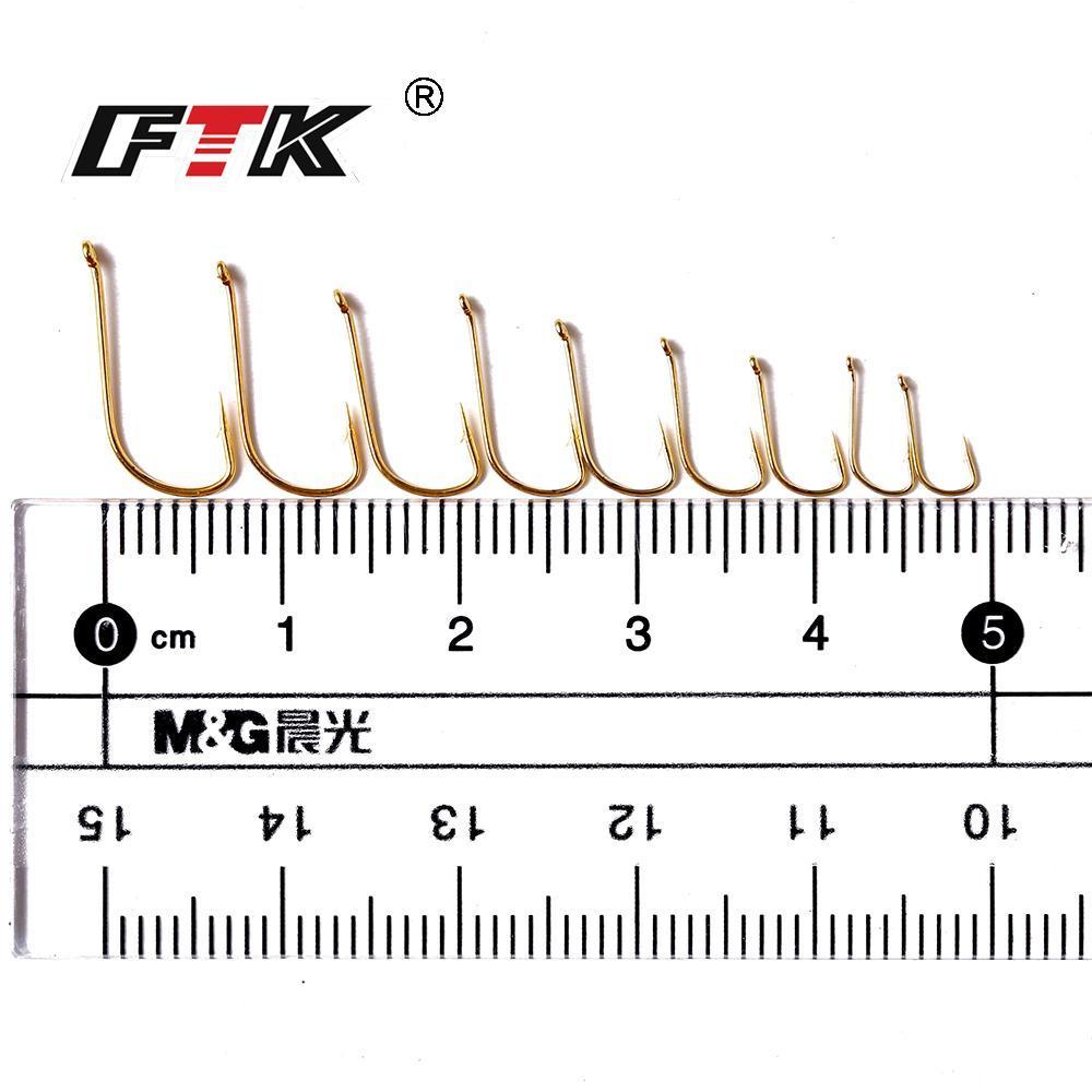Ftk Barbed Hook 10Pcs/Lot Size7#-Size15# Fishing Mustad From Japan Hooks Jig-FTK Official Store-10-Bargain Bait Box