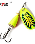 Ftk I Pc Spinner Fishing Lure Water Depth 0.6-1.2M Spoon Fishing Baits With-FTK Official Store-size3-Bargain Bait Box