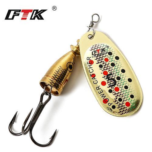 Ftk I Pc Spoon Fishing Lure Size 3#-5# Water Depth 0.6-1.2M Spinner Fishing-FTK Official Store-size5-Bargain Bait Box