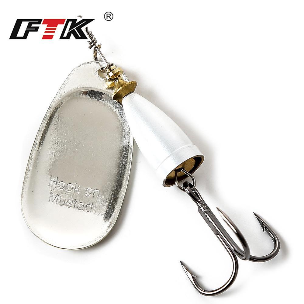 Ftk Mepps Fishing Hook Ringed Barbed Hook Spinner Bait Spoon Treble Hooks Fotged-FTK koko Store-3-Bargain Bait Box