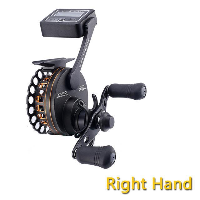Full Aluminum Raft Fishing Reel W/ Digital Line Counter 6Bb 2.6:1 Left And Right-Line Counters-Bargain Bait Box-Right Hand-6-Other-Bargain Bait Box