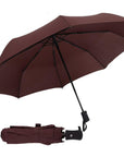 Full Automatic Umbrella Rain Women Men 3Folding Light And Durable 386G 8K Strong-Umbrellas-Bargain Bait Box-Coffee-Bargain Bait Box