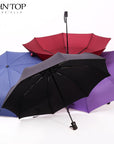 Full Automatic Umbrella Rain Women Men 3Folding Light And Durable 386G 8K Strong-Umbrellas-Bargain Bait Box-Coffee-Bargain Bait Box