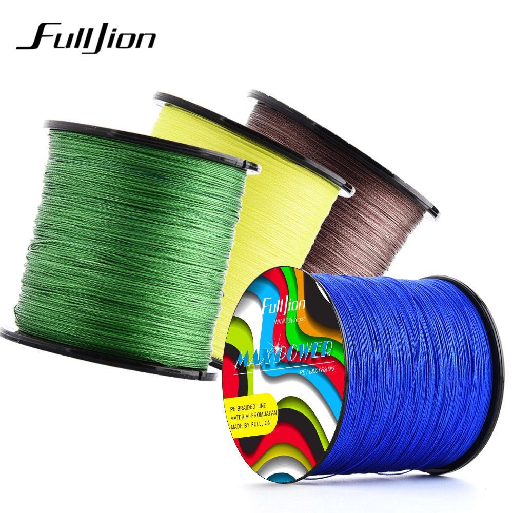 Fulljion 14 Colors 500M 547Yards Pe Braided Fishing Line 4 Stands-Ali Fishing Store-01-0.4-Bargain Bait Box