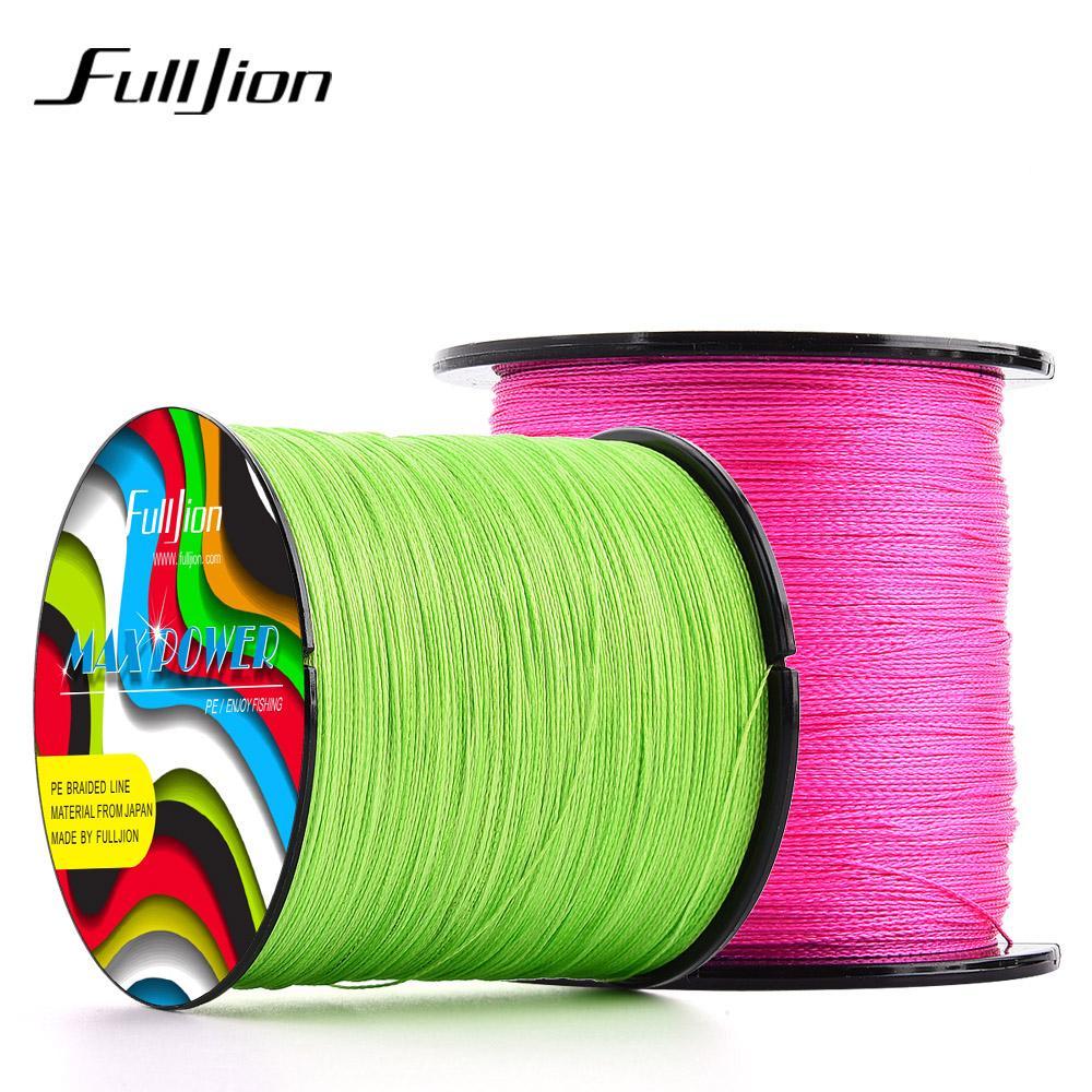Fulljion 14 Colors 500M 547Yards Pe Braided Fishing Line 4 Stands-Ali Fishing Store-01-0.4-Bargain Bait Box