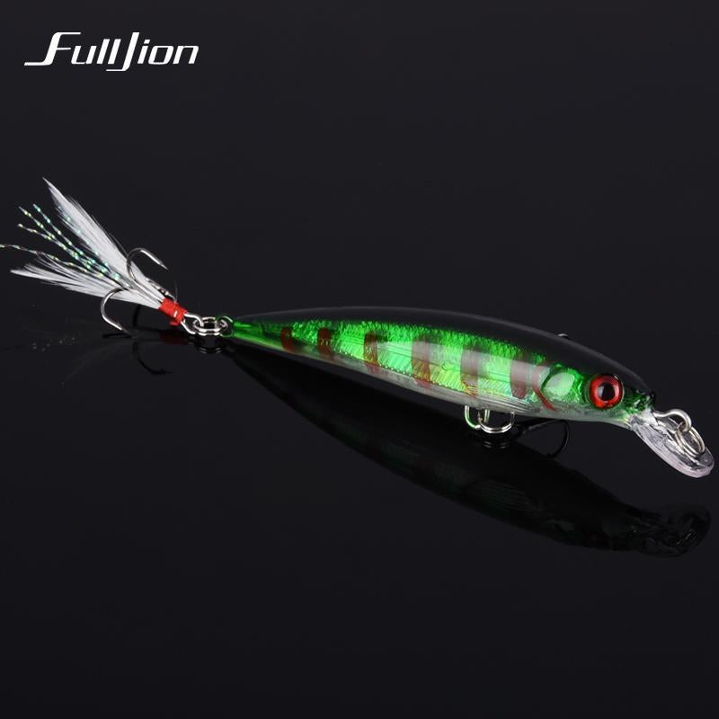Fulljion 1Pcs Fishing Lures Float Minnow Wobblers Crankbait Artificial Hard-Ali Fishing Store-01-Bargain Bait Box