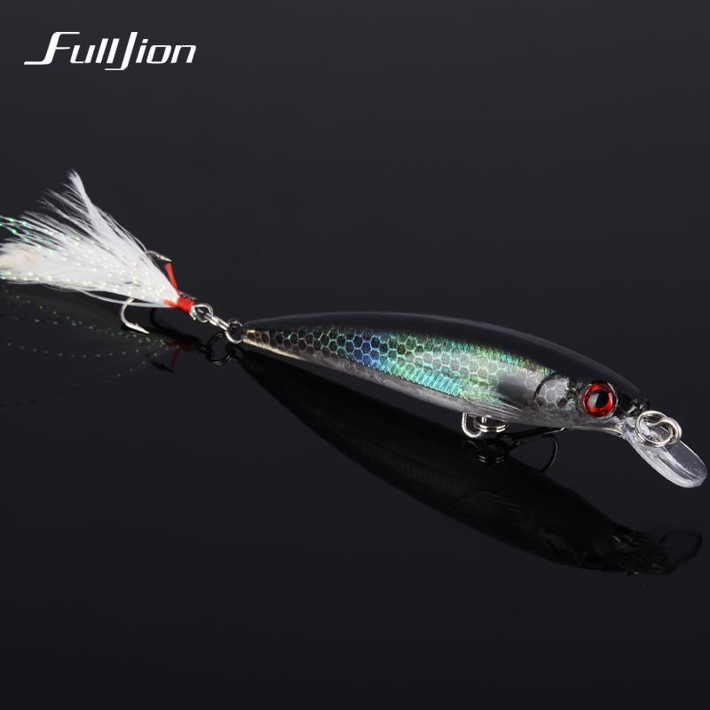 Fulljion 1Pcs Fishing Lures Float Minnow Wobblers Crankbait Artificial Hard-Ali Fishing Store-01-Bargain Bait Box