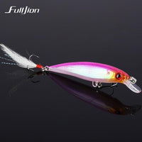 Fulljion 1Pcs Fishing Lures Float Minnow Wobblers Crankbait Artificial Hard-Ali Fishing Store-03-Bargain Bait Box