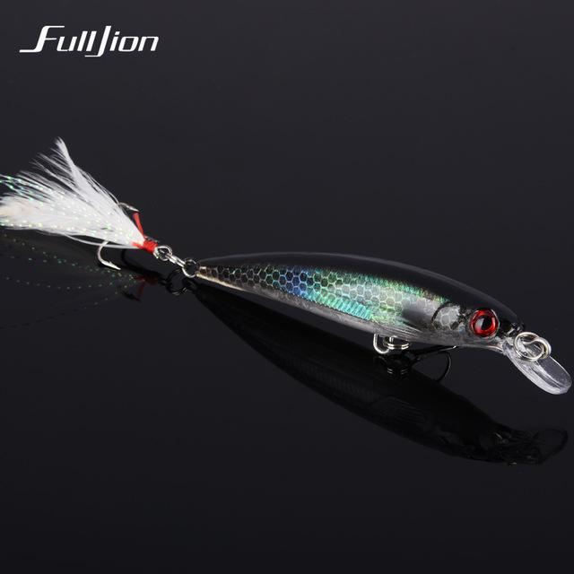Fulljion 1Pcs Fishing Lures Float Minnow Wobblers Crankbait Artificial Hard-Ali Fishing Store-06-Bargain Bait Box