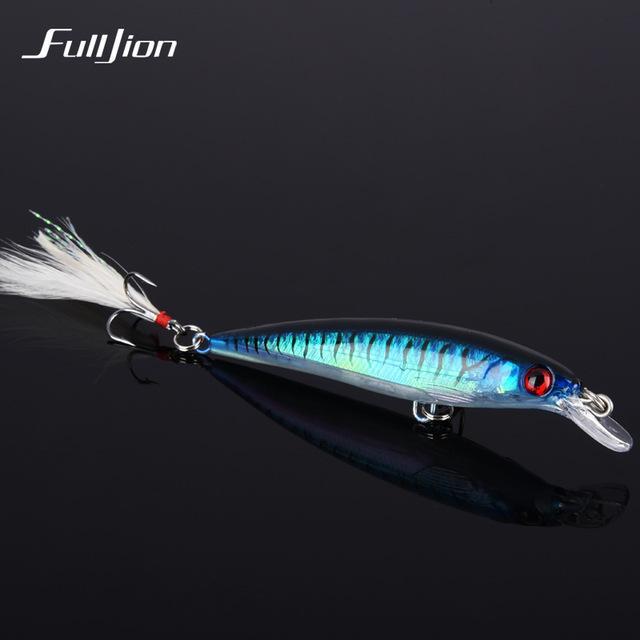 Fulljion 1Pcs Fishing Lures Float Minnow Wobblers Crankbait Artificial Hard-Ali Fishing Store-07-Bargain Bait Box