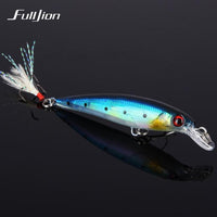 Fulljion 1Pcs Fishing Lures Float Minnow Wobblers Crankbait Artificial Hard-Ali Fishing Store-09-Bargain Bait Box