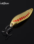 Fulljion 1Pcs Fishing Lures Metal Spinner Spoon Fishing Lure Hard Baits-Ali Fishing Store-Golden 5g-Bargain Bait Box