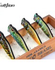 Fulljion 4Pcs/Lot Popper Fishing Lures Wobblers Crankbaits Painting Series-Ali Fishing Store-Bargain Bait Box