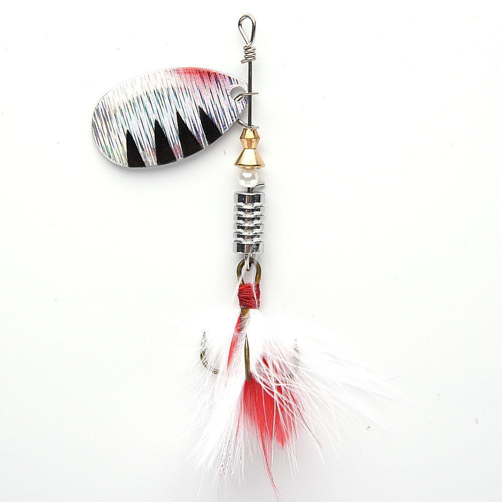 Fulljion Fishing Lures Wobbers Hand Spinner Shone Sequin Spoon Baits Crankbait-Ali Fishing Store-1-Bargain Bait Box
