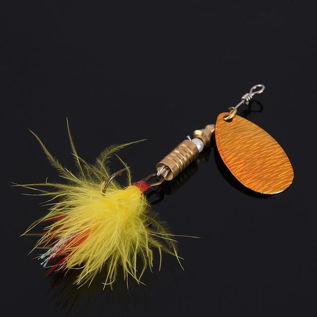Fulljion Fishing Lures Wobbers Hand Spinner Shone Sequin Spoon Baits Crankbait-Ali Fishing Store-5-Bargain Bait Box