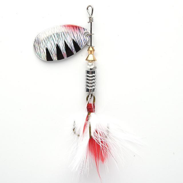 Fulljion Spinner Fishing Lures Sequin Spoon Wobbers Hand Baits Crankbait Bass-Ali Fishing Store-02-Bargain Bait Box