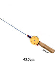 Fulljion Winter Ice Fishing Rods With Reels Softwood Handle For Fishing-Ali Fishing Store-Brown-Bargain Bait Box