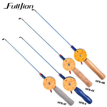 Fulljion Winter Ice Fishing Rods With Reels Softwood Handle For Fishing-Ali Fishing Store-Purple-Bargain Bait Box