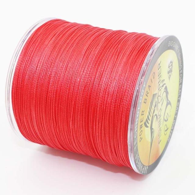 Gaining 8 Strands Braided Fishing Line 500M Super Strong Japan Multifilament-fishers zone-red-1.0-Bargain Bait Box
