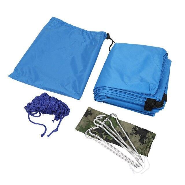 Gameit Outdoor Tents Polyester Fabric Waterproof Tent Truck Tarpaulin Tarps-Tents-Parky Outdoor Store-Ocean Blue-Bargain Bait Box