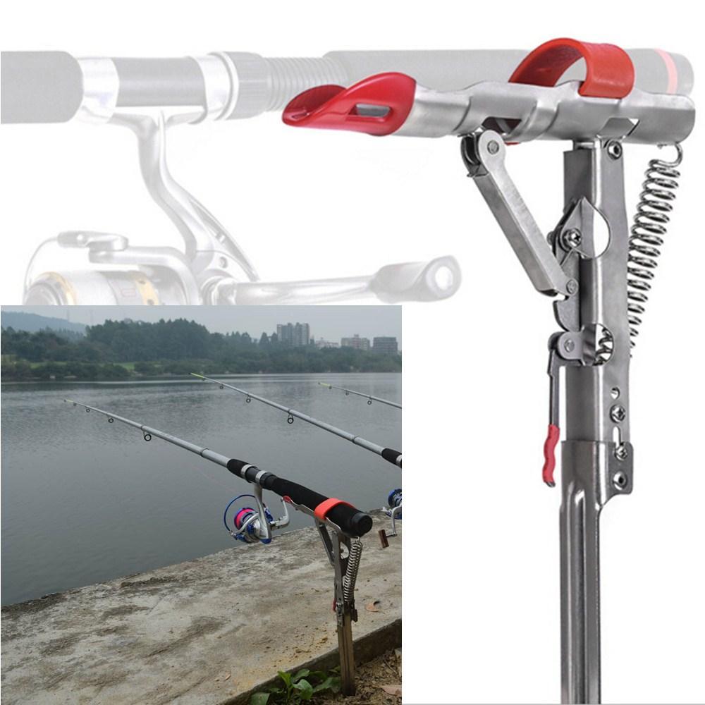 General Stainless Steel Automatic Fishing Holder Spring Ventress Fishing Rod-Fishing Rods-Roxi Wholesale Store-Bargain Bait Box
