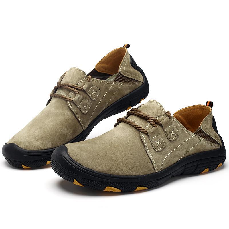Genuine Leather Outdoor Shoes Women Breathable Hiking Shoes Camping Hiking-BODAO ONLINE SHOPPING Store-385r a-6.5-Bargain Bait Box