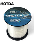 Ghotda 1Pc 1000M Nylon Fishing Line 2Kg-13Kg Monofilament Japan Material-HD Outdoor Equipment Store-White-1.0-Bargain Bait Box