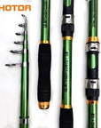 Ghotda 2.1M 3.6M Carp Fishing Rod Feeder Hard Frp Carbon Fiber Telescopic-Fishing Rods-GHOTDA Official Store-Green-2.1 m-Bargain Bait Box