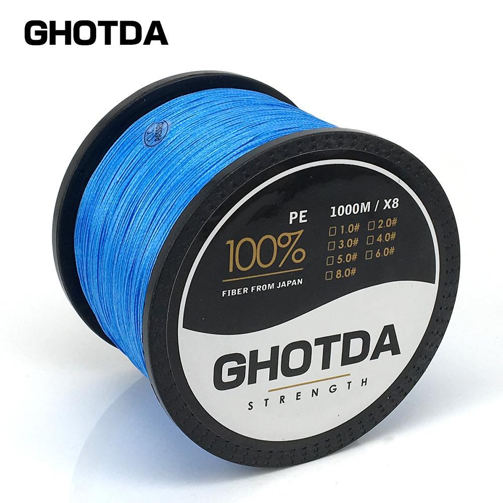 Ghotda Braided Line For Fishing 8 Threads Multifilament Pesca Lines-HD Outdoor Equipment Store-300M-1.0-Bargain Bait Box