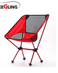 Gleegling Ultra Light Folding Fishing Chair Folding Chair Backpack Camping-GLEEGLING Store-Red-Bargain Bait Box