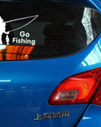 Go Fishing Car Decoration Reflective Car Sticker And Decal For Volkswagen Golf-Fishing Decals-Bargain Bait Box-White-Bargain Bait Box
