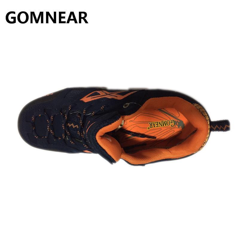 Gomnear Hiking Shoes Mens Flexible Non-Slip Breathable Outdoor Trekking-upward Store-Blue-6.5-Bargain Bait Box