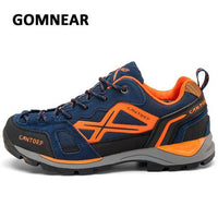 Gomnear Hiking Shoes Mens Flexible Non-Slip Breathable Outdoor Trekking-upward Store-Blue-6.5-Bargain Bait Box