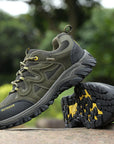 Gomnear Men'S Hiking Shoes Big Size Outdoor Mountain Trekking Shoes Male-GOMNEAR Official Store-Khaki-7-Bargain Bait Box
