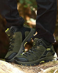 Gomnear Spring Winter Men'S Hiking Boots Breathable Antiskid Outdoor Leisure-GOMNEAR Official Store-Dark gray-6.5-Bargain Bait Box