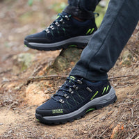 Gomnear Summer Hiking Shoes Men Outdoor Breathable Antiskid Man Trekking Camping-upward Store-Deep Blue-6.5-Bargain Bait Box