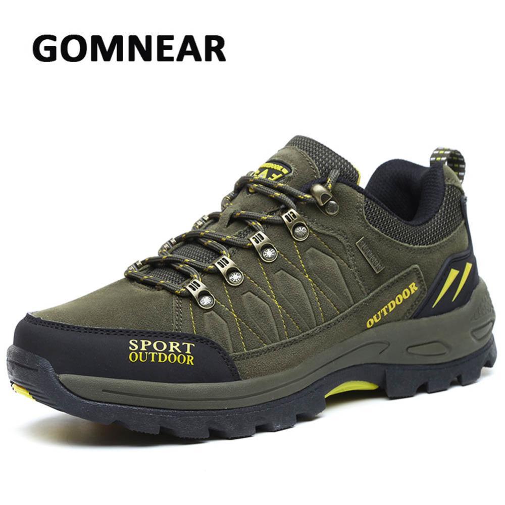 Gomnear Summer Hiking Shoes Men Outdoor Breathable Antiskid Man Trekking Camping-upward Store-Deep Blue-6.5-Bargain Bait Box