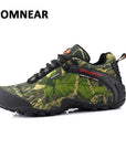Gomnear Waterproof Hiking Shoes Men Breathable Comfortable Sports Shoes Sneakers-upward Store-Olive-7.5-Bargain Bait Box