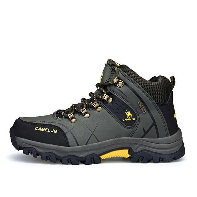 Gomnear Winter Men Hiking Boots Big Size Outdoor Comfortable Trekking Sports-GOMNEAR Official Store-green-6.5-Bargain Bait Box