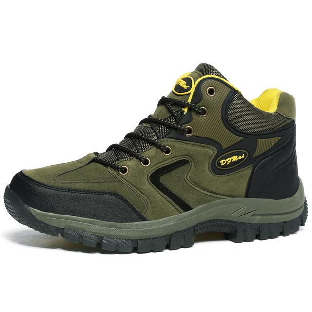 Gomnear Winter Men Hiking Boots Outdoor Antiskid Winter Trekking Sports Shoes-GOMNEAR Official Store-Green-5-Bargain Bait Box