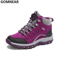 Gomnear Women'S Hiking Boots Breathable Outdoor Mountain Hiking Athletic Shoes-GOMNEAR Official Store-Purple-5-Bargain Bait Box
