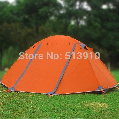 Good Quality Flytop Double Layer 2-3Person Aluminum Rod Outdoor Camping Tent-Sissi&#39;s outdoor store-Orange-Bargain Bait Box