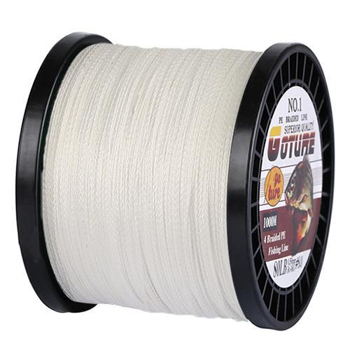 Goture 1000M Pe Braided Fishing Line Super Strong Japan Multifilament Cord-Goture Fishing Tackle Store-white-0.10mm-12LB-Bargain Bait Box