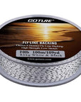 Goture 100M/109Yrd Fishing Line 8 Strands Fly Fishing Backing Line 20Lb/30Lb-Goture Fishing Store-WHITE BLACK 20LB-Bargain Bait Box