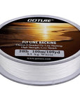 Goture 100M/109Yrd Fly Fishing Backing Line 8 Strands 20Lb/30Lb Dacron Braided-Goturefishing Store-white 20LB-Bargain Bait Box