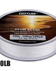 Goture 100M/109Yrd Fly Fishing Backing Line 8 Strands Fishing Line 20/30Lb For-Goture Fishing Tackle Store-20lb White-Bargain Bait Box